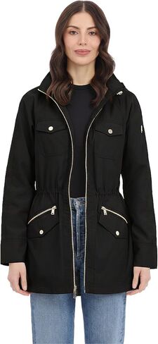 Michael Kors Women's Hooded Anorak Rain Coat and Windreaker in Saudi Arabia