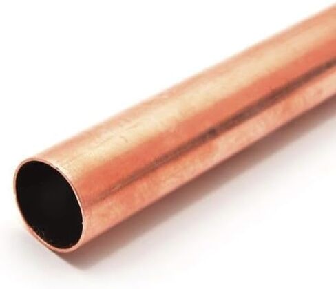 3/4 Inch Type M Copper Pipe, Rigid Plumbing Tube for Water, HVAC and Refrigeration, ASTM B88 Certified, Sweat-Solder Compatible (0.75, 3/4" (0.875" OD / 0.811" ID), Inches, 6, Inches) in Saudi Arabia