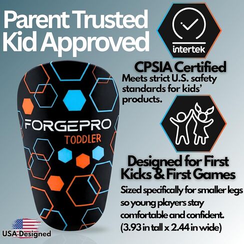 Toddler Soccer Shin Guards for Boys and Girls (Ages 3–5)- Tiny Hero | Lightweight, Soft EVA Shin Pads | Gentle Protection| Easy Slip-in, Child-Safe Materials in Saudi Arabia