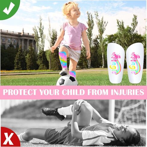 واقيات الساق لكرة القدم للأطفال والبنات الشباب، وسادات قصبة الساق لحماية الأطفال والبنات الصغار، أكمام واقيات قصبة القدم للأطفال من عمر 2-7 سنوات للفتيات الصغيرات in Kuwait