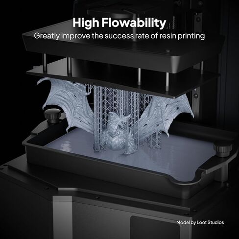 ELEGOO ABS-Like Ultra Resin with Extra Strength and Toughness, Compatible with MSLA/DLP/LCD Resin 3D Printer, Perfect 3D Printer Resin for Tool Application, Grey 1000g in Kuwait