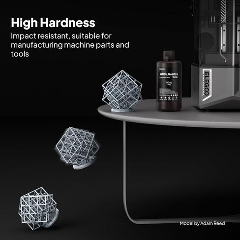ELEGOO ABS-Like Ultra Resin with Extra Strength and Toughness, Compatible with MSLA/DLP/LCD Resin 3D Printer, Perfect 3D Printer Resin for Tool Application, Grey 1000g in Kuwait