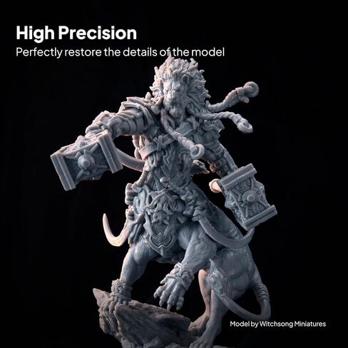 ELEGOO ABS-Like Ultra Resin with Extra Strength and Toughness, Compatible with MSLA/DLP/LCD Resin 3D Printer, Perfect 3D Printer Resin for Tool Application, Grey 1000g in Kuwait