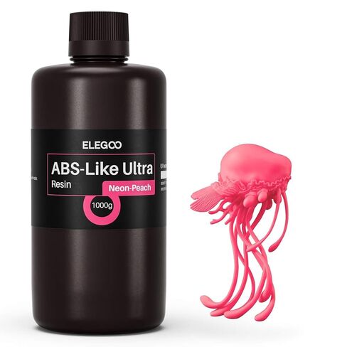 ELEGOO ABS-Like Ultra Resin with Extra Strength and Toughness, Compatible with MSLA/DLP/LCD Resin 3D Printer, Perfect 3D Printer Resin for Tool Application, Grey 1000g in Kuwait