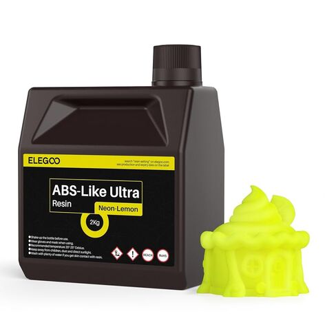 ELEGOO ABS-Like Ultra Resin with Extra Strength and Toughness, Compatible with MSLA/DLP/LCD Resin 3D Printer, Perfect 3D Printer Resin for Tool Application, Grey 1000g in Kuwait