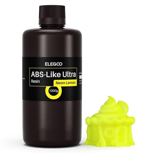 ELEGOO ABS-Like Ultra Resin with Extra Strength and Toughness, Compatible with MSLA/DLP/LCD Resin 3D Printer, Perfect 3D Printer Resin for Tool Application, Grey 1000g in Kuwait
