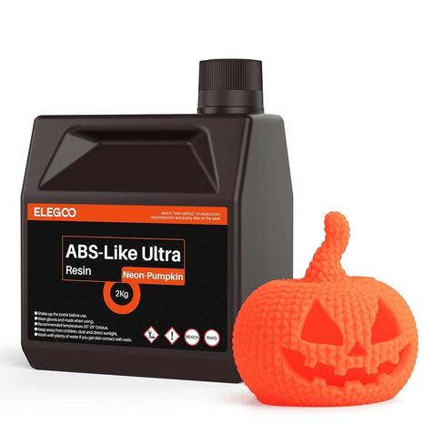 ELEGOO ABS-Like Ultra Resin with Extra Strength and Toughness, Compatible with MSLA/DLP/LCD Resin 3D Printer, Perfect 3D Printer Resin for Tool Application, Grey 1000g in Kuwait