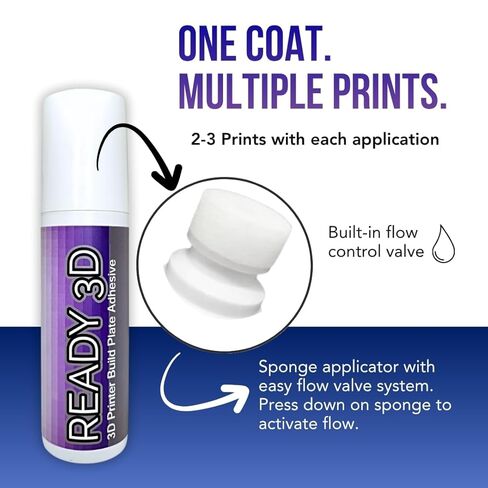 غراء لاصق للوحة البناء 3.38 أونصة للطابعة ثلاثية الأبعاد ومنظف لوحة البناء 16 أونصة - طبقات أولى ممتازة، إصدار طباعة سهل، تركيبة من الدرجة الممتازة، صنع في الولايات المتحدة الأمريكية، آمن PLA/ABS/PETG/TPU، غير سام، بدون رائحة in Kuwait