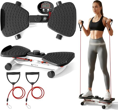 AMAVIK Waist Twister Machine Exercise with Smart Digital Counter, Double Anti-Slip Platform, Noiseless Design, 330lbs Capacity – Core Align Twist Board & Ab Waist Twister for Home Exercise in Saudi Arabia