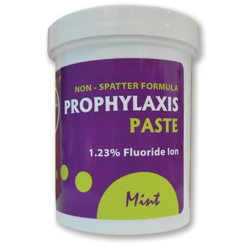 House Brand 24-04077 Prophy Paste Mint Coarse Grit 1.23% APF 12 Oz Jar in Saudi Arabia