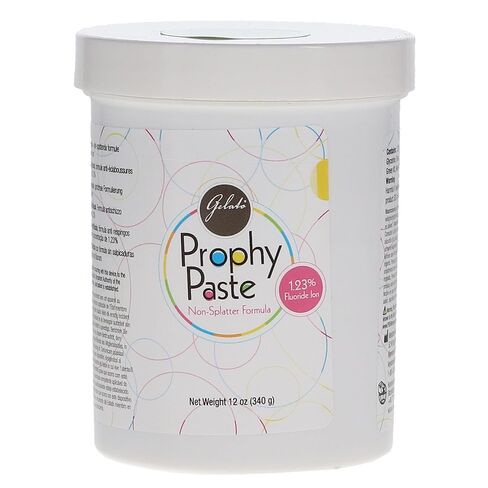 House Brand 24-04077 Prophy Paste Mint Coarse Grit 1.23% APF 12 Oz Jar in Saudi Arabia