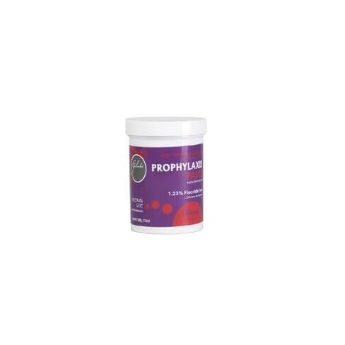 House Brand 24-09077 Dental Prophy Paste Cherry Medium Grit 1.23% APF 12 Oz Jar in Saudi Arabia