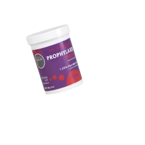 House Brand 24-09077 Dental Prophy Paste Cherry Medium Grit 1.23% APF 12 Oz Jar in Saudi Arabia