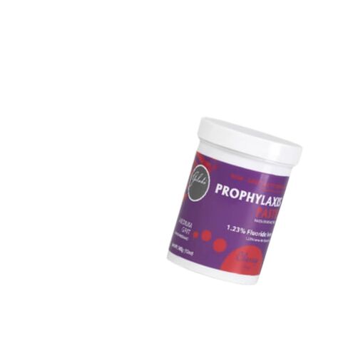 House Brand 24-09077 Dental Prophy Paste Cherry Medium Grit 1.23% APF 12 Oz Jar in Saudi Arabia