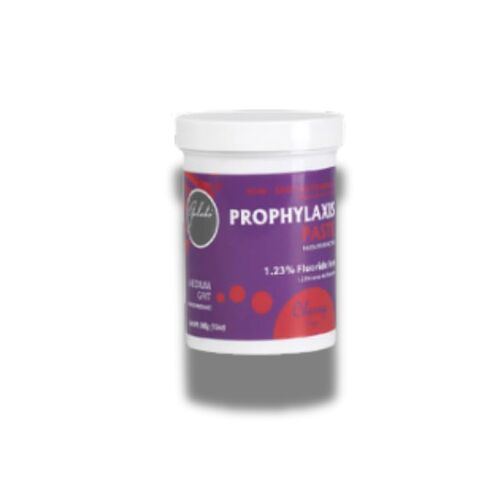 House Brand 24-09077 Dental Prophy Paste Cherry Medium Grit 1.23% APF 12 Oz Jar in Saudi Arabia