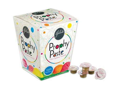 Keystone 24-15977 Gelato Prophy Paste Cups Coarse Grit Raspberry 1.23% APF 200/Pk in Kuwait