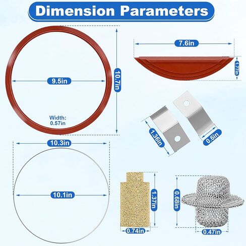 M9 MIK072 PM Kit Replacement for Midmark - Ritter M9/M9D/MIK072, Include Door & Dam Gasket & Gasket Ring, 2* MIS076 Door Springs, 2* MIF062 Filters & 1* MIF038 Filter (No Instructions) in Saudi Arabia