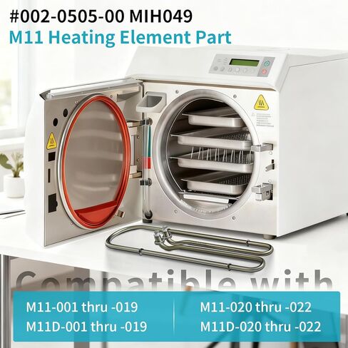 M11 Heating Element for Midmark M11 M11D Steam Replacement Part #002-0505-00 MIH049 120V with Heater Mounting Hardware in Kuwait