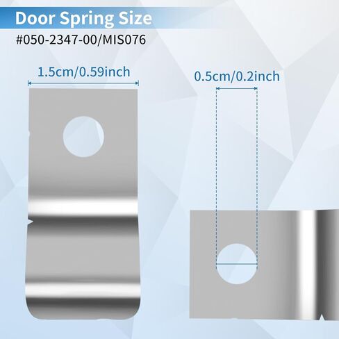 4PCS MIS076 Door Spring for Midmark Ritter M9, M11, M9D, M11D Door Spring Replacement Part #050-2347-00 in Kuwait