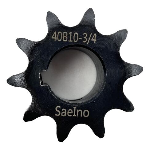 #40 ضرس سلسلة أسطوانية من النوع B 3/4 بوصة تتحمل 10 أسنان، مانع االصدأ 1045 مسننات محرك فولاذية 40B10-3/4 in Kuwait