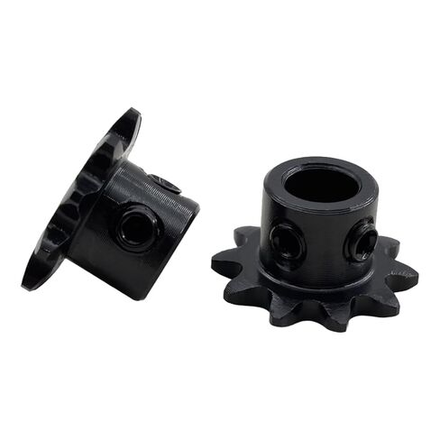 2PCS #25 Roller Chain Sprocket Type B 8mm Bore 10 Tooth, Hardened Antirust 1045 Steel Drive Sprockets 25B10-8mm in Kuwait