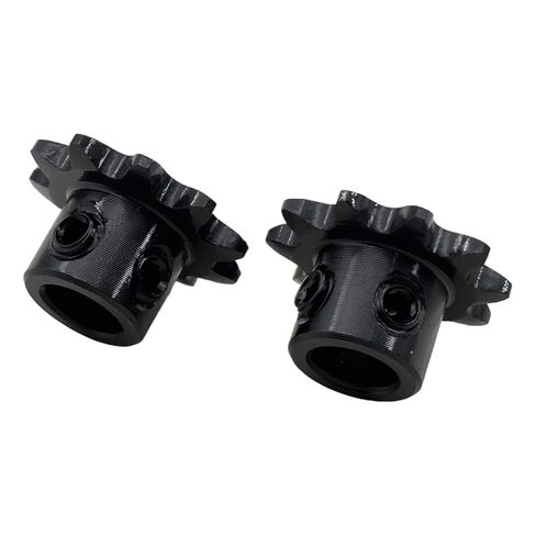 2PCS #25 Roller Chain Sprocket Type B 8mm Bore 10 Tooth, Hardened Antirust 1045 Steel Drive Sprockets 25B10-8mm in Kuwait