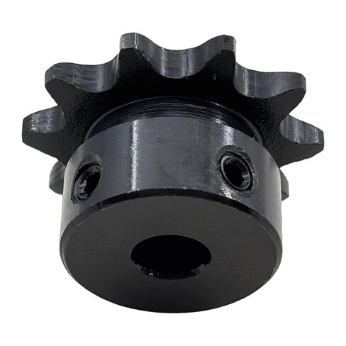 #35 Roller Chain Sprocket Type B 8mm bore 10 Tooth, Hardened Antirust 1045 Steel Drive Sprockets 35B10-8mm in Kuwait