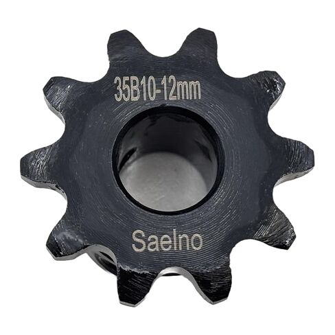 #35 Roller Chain Sprocket Type B 12mm bore 10 Tooth, Hardened Antirust 1045 Steel Drive Sprockets 35B10-12mm in Saudi Arabia