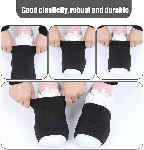 TIESOME 4 Pairs Dance Socks Over Shoes, Unisex Anti-Slip Shoe Covers for Sneakers Pivoting Spin Socks for Ballet Hip Hop on Smooth Wooden Floors in Kuwait