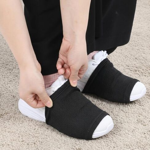 TIESOME 4 Pairs Dance Socks Over Shoes, Unisex Anti-Slip Shoe Covers for Sneakers Pivoting Spin Socks for Ballet Hip Hop on Smooth Wooden Floors in Kuwait