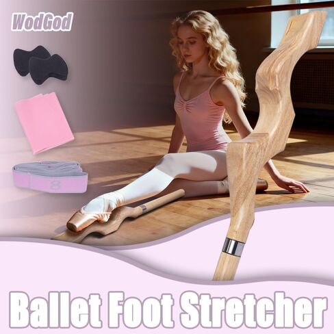 Ballet Foot Stretcher – Detachable Foot Stretcher and Foot Arch Trainer for Dancers, Gymnasts & Athletes – Portable Foot Strengthener for Flexibility, Balance & Stronger Arches in Saudi Arabia
