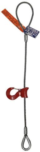 حبال سلكية ذات ساق واحدة | السعة المقدرة العمودية 5.6 طن | حلقة العين الفلمنكية إلى كشتبان شديد التحمل مع قلادة منزلق | قطر 3/4 بوصة | طول 18 بوصة | EIPS 6x25 IWRC | شركة Hanes Supply (HSI) للخدمة الشاقة in Kuwait