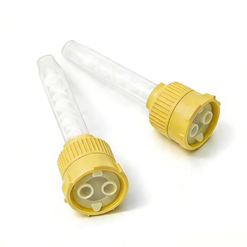 100/pk أصفر بنسبة 1:1 نصائح خلط الأسنان لخلط انطباعات الأسنان in Kuwait