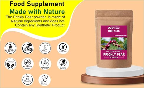 Organic Prickly Pear Powder 100% Pure Natural 100 Gram / 3.52 oz in Saudi Arabia