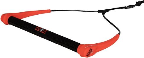 Ronix Envoy Dyneema BarLock Handle, Hide Grip 1.10 in. Diameter, Red/Black in Saudi Arabia