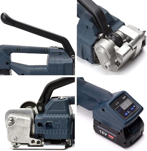 COYEUX Handheld Electric Strapping Machine, PP/PET Plastic Straps Semi-Automatic Banding Tool, Tension Force 400-3500N, for Newpapers, Cartons, Textiles, Plastic Pipes in Kuwait