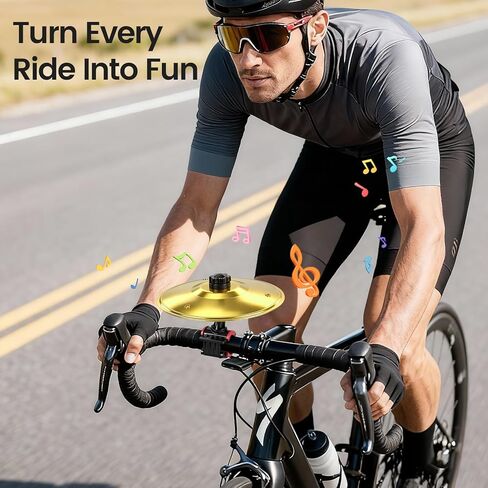 صنج دراجة دوار صغير، فيل أبيض مضحك وهدايا عيد الميلاد، صنج قابل للتعديل 360 درجة مع مشبك مقود، يناسب القضبان 0.5-1.18 بوصة، للدراجات والدراجات الجبلية والسكوتر والدراجة الإلكترونية in Kuwait