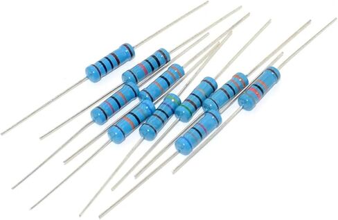 20 قطعة 2W 6R8 68R 680R 6K8 68K 680K 6.8 68 680 أوم R K دقة 1% مقاومة حلقة خمسة ألوان 0.1R-10M مقاوم غشاء معدني (MF 2W 750K 20 قطعة) in Kuwait