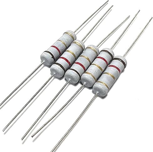 2W الكربون فيلم المقاوم 5٪ المقاومة 0.12R 1R2 12R 120R 1K2 12K 120K 0.12 1.2 12 120 R K أوم 20 قطعة (CF 2W 750K 20 قطعة) in Kuwait