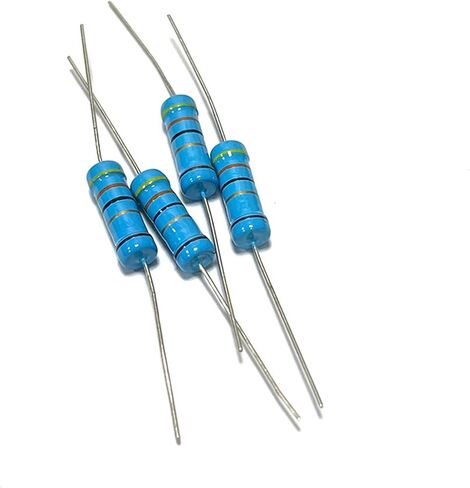 10Pcs 3W Metal Film Resistor Four-Color Ring 0.1R 0.12R 0.15R 0.18R 0.22R 0.25R 0.27R 0.33R 0.1 0.12 0.15 0.18 Ohm Resistance(MF 3W 910K 10pcs) in Saudi Arabia