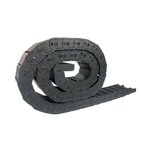 Cable Chain Semi-Enclosed Interior Opening Bending Radius 28 38 48 60 75mm 18x18 18x25 18x37 18x50 1m(28mm,18x50 mm) in Saudi Arabia