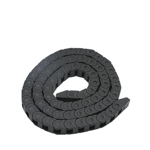 Transmission Cable Chain Semi-Enclosed Interior Opening 18x18 18x25 18x37 18x50 Drag 2 Plastic Chain Towline Transmission(60mm,18x18 mm) in Kuwait