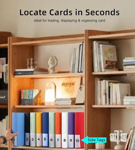 Top Loaders Card Binder ، 128 بطاقة ، 4 صفحات لتحميل الجانبين متوافقة مع الأكمام 3 "× 4" ، كرة القدم القابلة للتحصيل ، ألبومات بطاقات تداول البيسبول in Kuwait