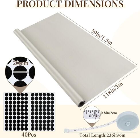 Tegeme Faraday Fabric 59" x 118" with 236" L Tape Measure, Military Grade Rf Shielding Cloth for Blocking RFID, EMP, Emf, 5g, Wi-Fi GPS Signals, EMI Radiation Protection for Privacy and Security in Saudi Arabia