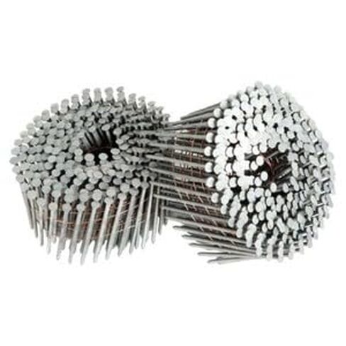 #US 3600Pc مسامير انحياز 2-1/2 "x .092" 15 درجة لفائف الأسلاك المجمعة رأس مستدير كامل in Saudi Arabia