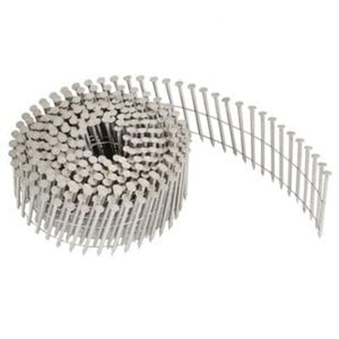 #US 3600 Pcs 1-3/4 .09 Ring Shank Stainless Steel Siding Nails 15 Degree Wire Coil in Saudi Arabia