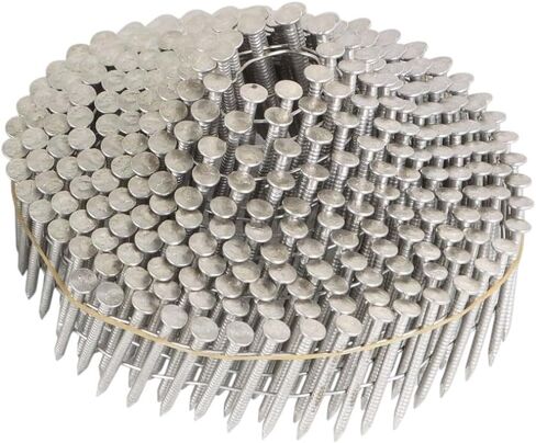 Replacement-Parts For 1200 Pack Stainless Steel Siding Nails 15 Degree Wire Coil 1-1/4 .09 Ring Shank Mod-W91R-1420 in Saudi Arabia