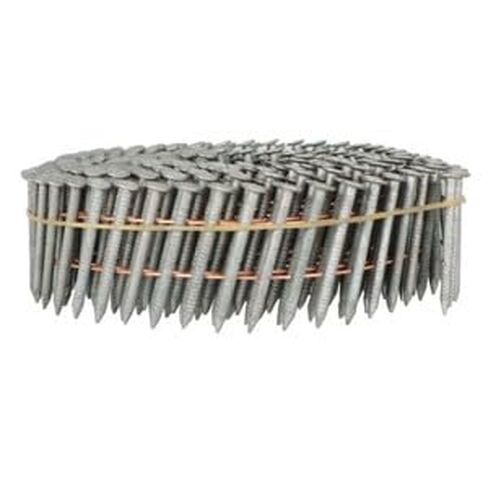 #US 3600 1-1/4"x 0.092" Hot-Dipped Galvanized Full Round-Head Ring Coil Siding Nail in Saudi Arabia