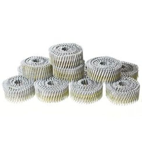 #US 3600Pcs Siding Nails 2In 0.092In 15 Degree Collated Wire Coil Full Round Head in Saudi Arabia