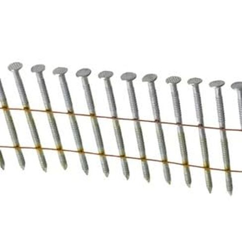 #US 3600Pcs Siding Nails 2In 0.092In 15 Degree Collated Wire Coil Full Round Head in Saudi Arabia